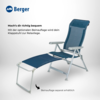 Berger Klappsessel Luxus blau
