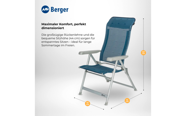 Image du produit Fauteuil pliant Berger Luxus 1
