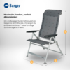 Kleines Produktbild Berger Klappsessel Luxus XL  1