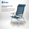 Berger Klappsessel Luxus XL blau