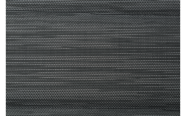 Gros plan d'une texture tissée gris-noir, fine, avec des lignes horizontales parallèles