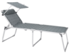 Berger Sonnenliege XL grau