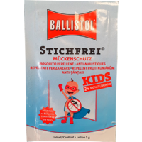 Protection contre les moustiques Anti-Piqûres Kids 1 chiffon imbibé 5 g Ballistol