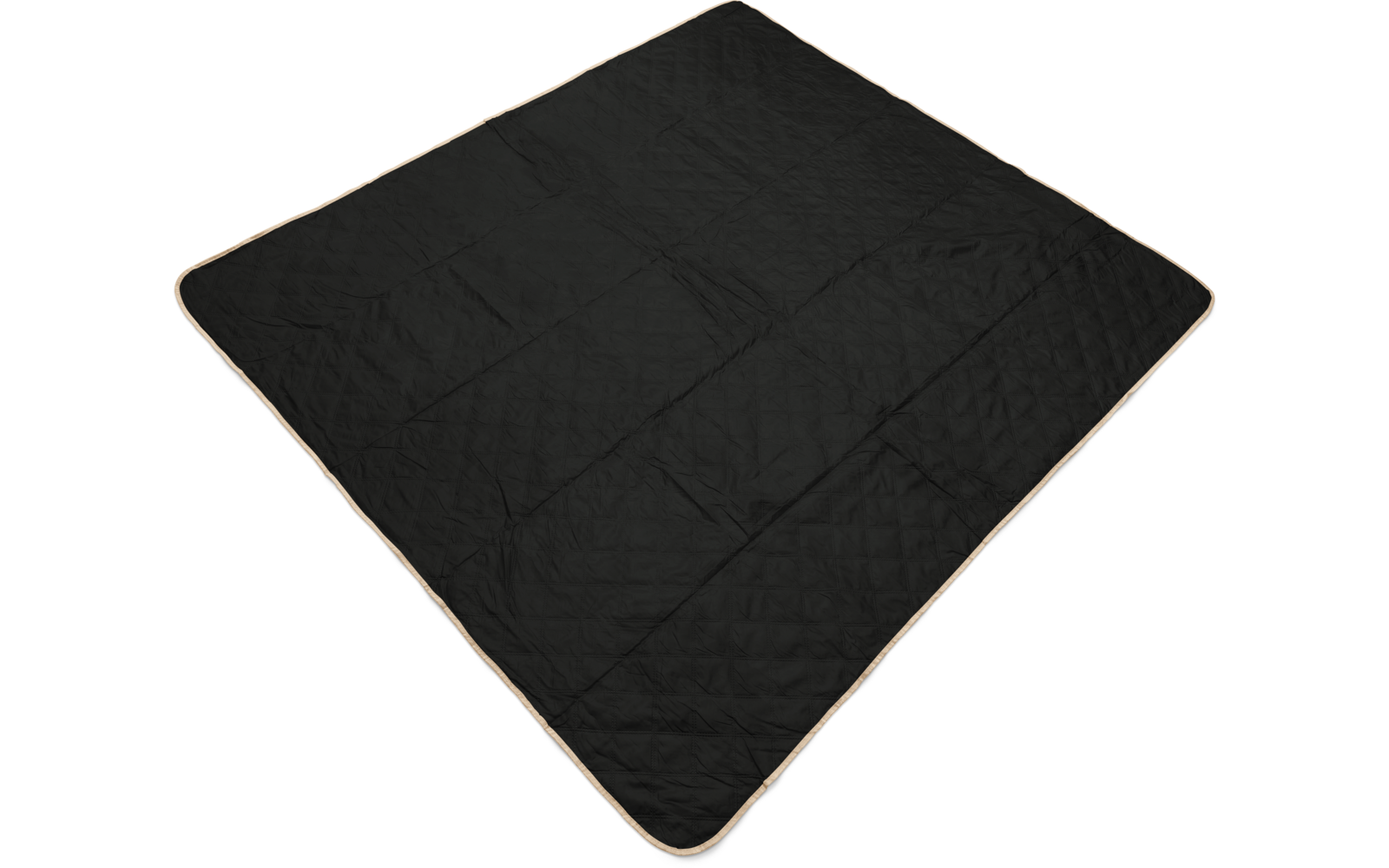 Schwarze quadratische Decke