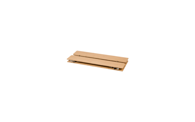 Light wooden boards with metal fittings on a white background