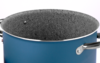 Berger Stone Topfset blau-matt aus Aluminium 8-tlg. abnehmbare Griffe