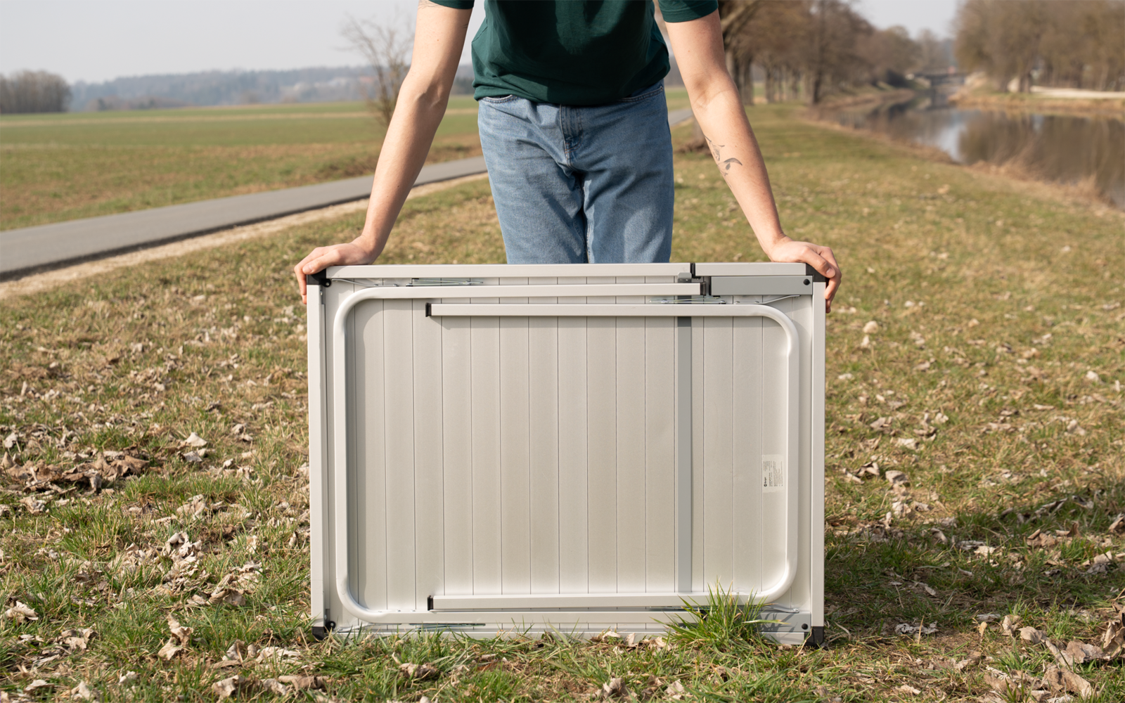 Product image Extendable Camping Table Aluminium (96/127 x 70 cm) Berger Fiora 1