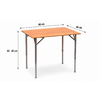 Kleines Produktbild Berger Carry Falttisch 80 x 60 cm  1