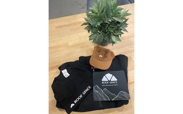 Produktbild Roof Space Schuhbeutel Dachzelt Zubeh&ouml;r schwarz 1