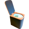 BoKlo Emmy Toilette sèche à séparation L anthracite 10,8 litres 45 cm