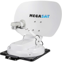 Megaset Caravanman Kompakt 4 flat antenna with GPS white