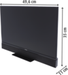 Berger Acoustiq HD Smart Fernseher 22 Zoll mit integrierter Soundbar, Triple-Tuner und 12 / 230 V 