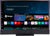 Berger Acoustiq HD Smart Fernseher 22 Zoll mit integrierter Soundbar, Triple-Tuner und 12 / 230 V 