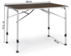 Berger Livenza Campingtisch Größe 3 Dunkel 120 x 70 cm