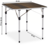Berger Livenza Campingtisch Mini Dunkel 65 x 65 cm