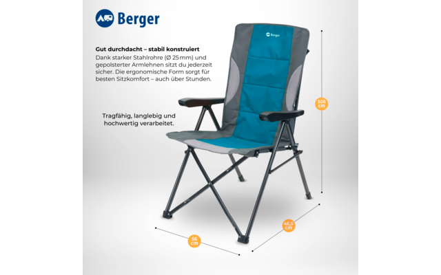 Immagine del prodotto Sedia richiudibile Berger Siena 1