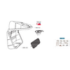 Fiamma mounting kit for rear box Ultra-Box 180 / 320 / 360 / 500 - Fiamma spare part number 98654-010