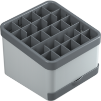 Metaltex Utiltex organiser voor keukengerei met tot 25 vakjes