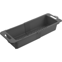  Metaltex Drain-Flex Abtropfkorb / Sp&uuml;lkorb ausziehbar 35 bis 52 cm