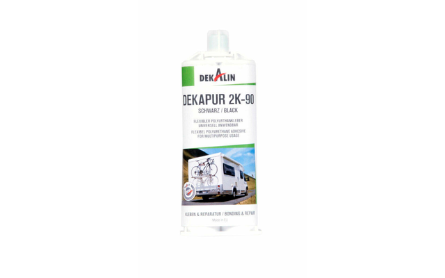 Adhesivo de poliuretano Dekalin Dekapur 2K-90 cartucho doble 50 ml de 2 componentes