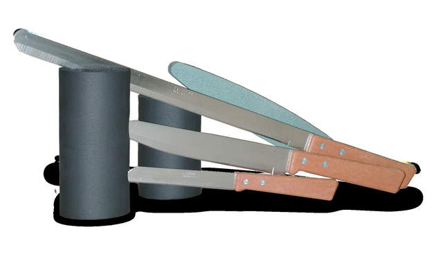 Juego de cuchillas Armacell ArmaFlex de 4 piezas para productos de goma con piedra de afilar