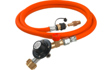 GOK regulator hose set M50-F/SBS 2kg/h 2bar KLF 6,3x3,5x1200-STK STN/Kart. SV