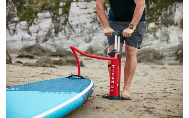 SET Red Paddle Co RIDE 10.6 x 32 x 4.7 MSL + Red Paddle Co Hybrid Tough 3Pcs Paddle Blue