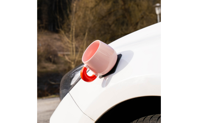 Produktbild Silwy Magnet Henkeltasse aus Porzellan und Metall-Nano-Gel-Pad 470 ml 1