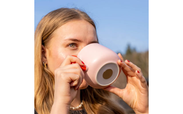Produktbild Silwy Magnet Henkeltasse aus Porzellan und Metall-Nano-Gel-Pad 470 ml 1