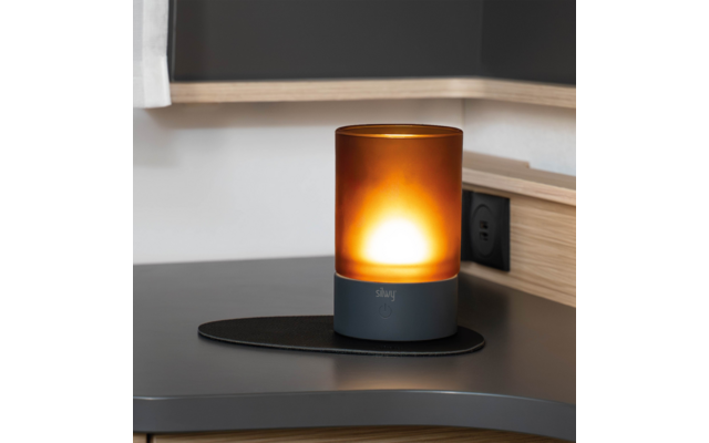 Produktbild Silwy Magnet-Windlicht mit Nano-Gel-Platzset 1 Watt 1