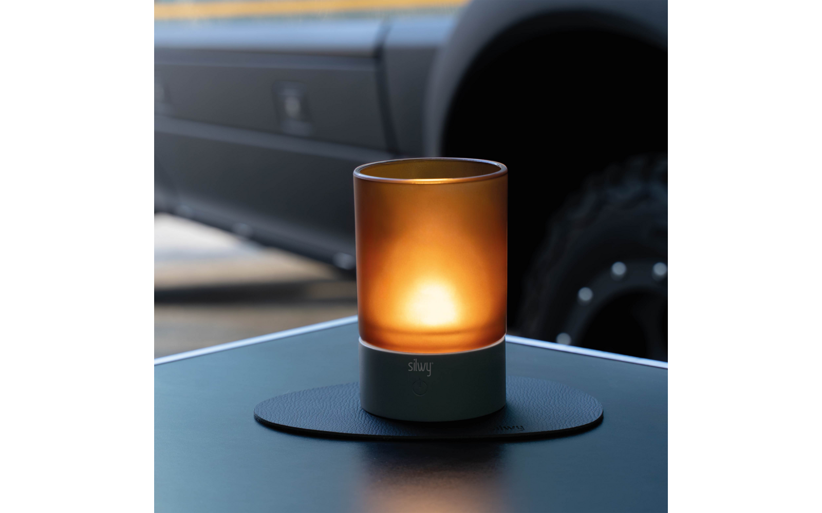 Produktbild Silwy Magnet-Windlicht mit Nano-Gel-Platzset 1 Watt 1