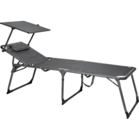 Berger Slimline Dreibein Sonnenliege anthrazit