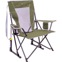 GCI Comfort Pro Rocker faltbarer Campingstuhl mit Schaukelfunktion Loden Green 