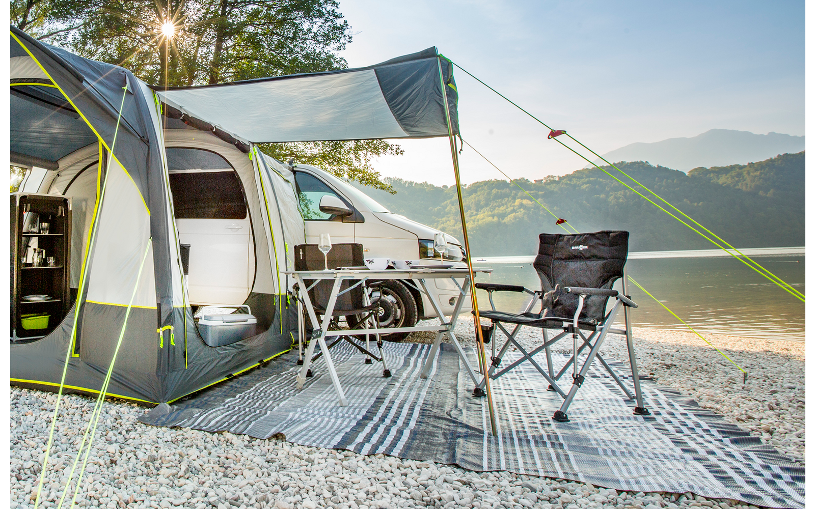 Produktbild Brunner Raptor NG 2.0 Faltstuhl 51 x 44 x 48/90 cm grau 1