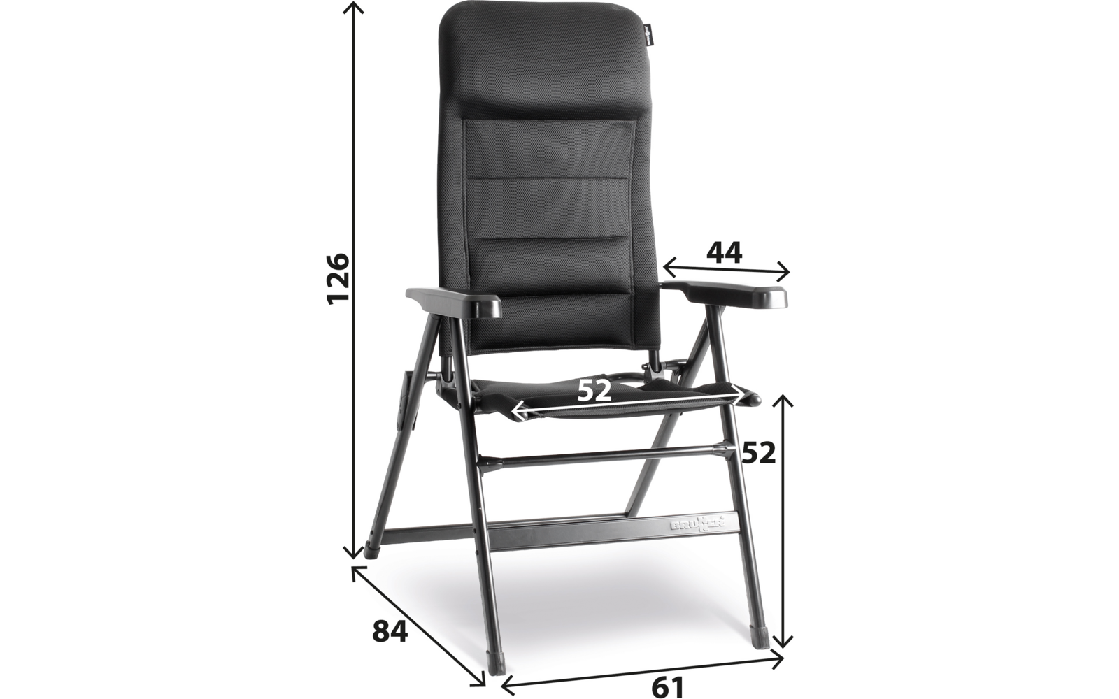 Produktbild Brunner Aravel 3D Campingstuhl verstellbar  1