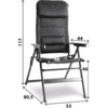 Kleines Produktbild Brunner Aravel 3D Campingstuhl verstellbar  1