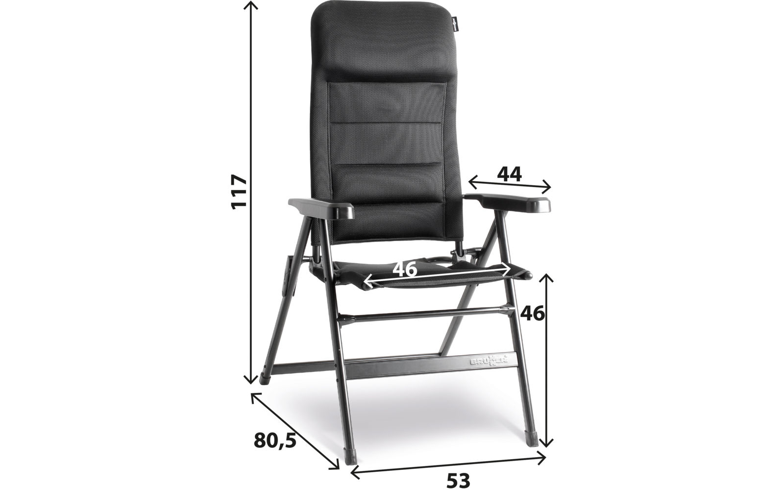 Produktbild Brunner Aravel 3D Campingstuhl verstellbar  1