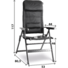 Kleines Produktbild Brunner Aravel 3D Campingstuhl verstellbar  1