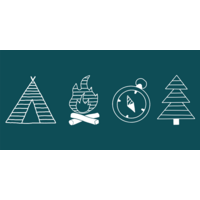 Autocollant voiture Advanture set 4 pi&egrave;ces 20 x 5 cm blanc Advanture Shop