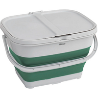 Outwell Recycleit Eimer mit 2 F&auml;chern 45,5 x 34 x 28 cm shadow green 