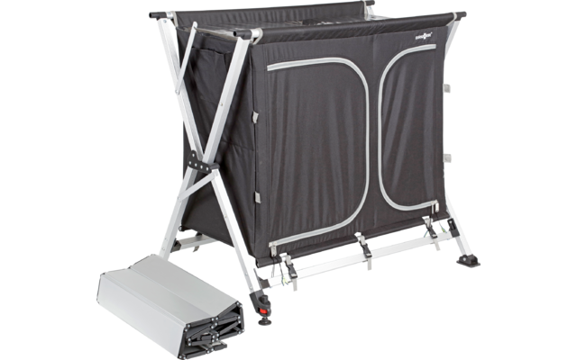 Produktbild Brunner Azabache CT Cross Square Mehrzweckschrank schwarz 99 x 51 x 90 / 115 cm 1