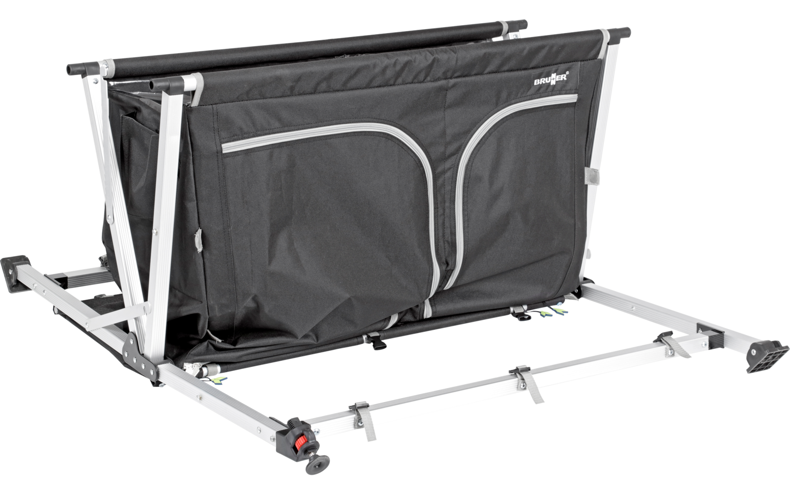 Produktbild Brunner Azabache CT Cross Square Mehrzweckschrank schwarz 99 x 51 x 90 / 115 cm 1