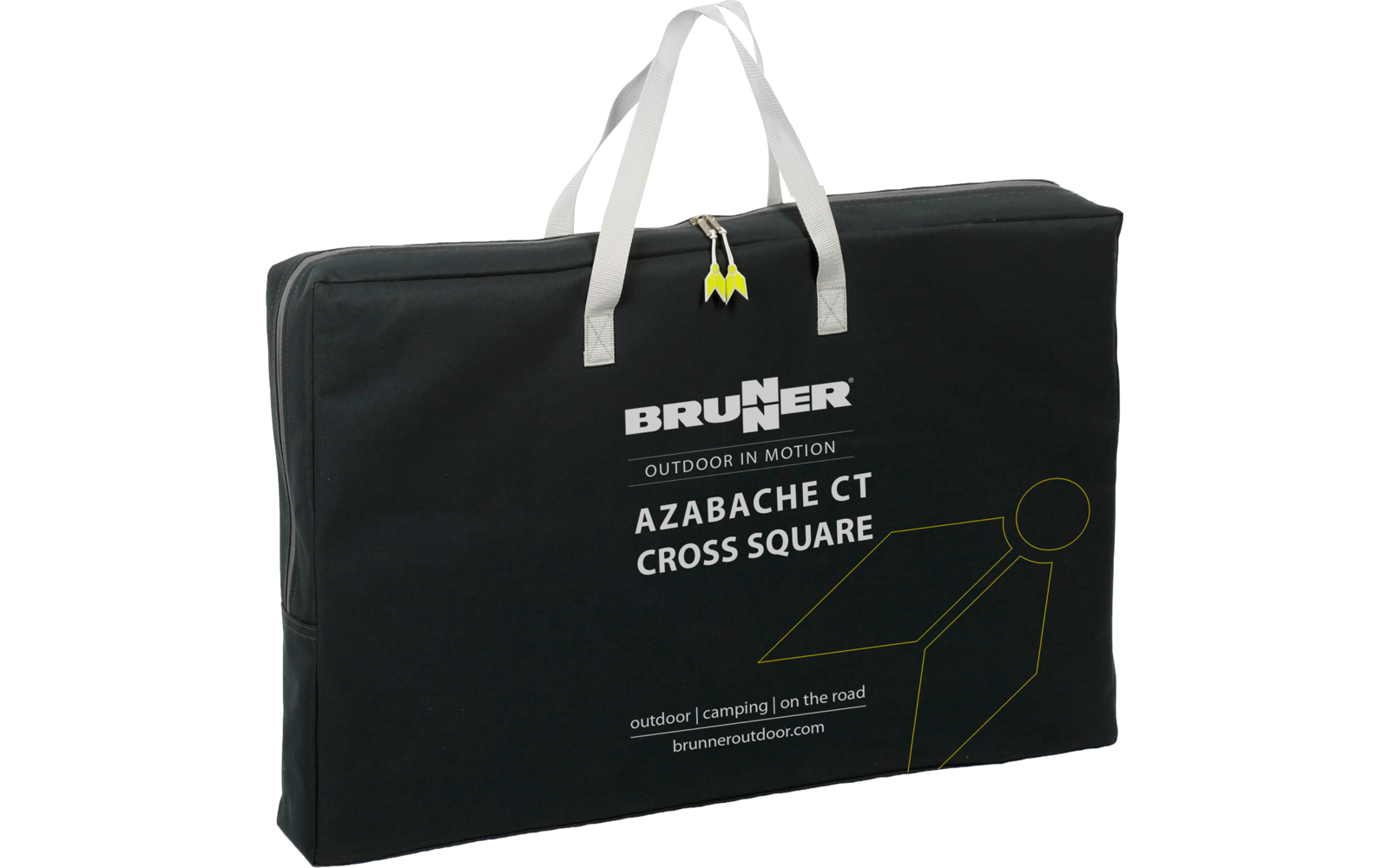 Produktbild Brunner Azabache CT Cross Square Mehrzweckschrank schwarz 99 x 51 x 90 / 115 cm 1