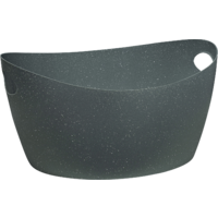 Koziol Bottichelli L Mehrzweckkorb 15 Liter recycled ash grey