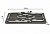 Berger Livenza Campingtisch Gr&ouml;&szlig;e 2 Dunkel 100 x 68 cm