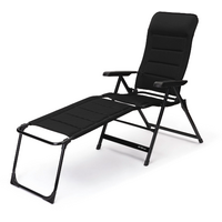 Set de fauteuils pliants Berger Tesino XL,  repose-jambes inclus