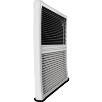 Oscurecedor plisado con mosquitera para ventanas S7P 93,8 x 43,7 cm RAL9001 Car Plissee Dometic