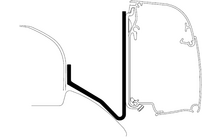 737761 - Thule Markisenadapterset 3 teilig für Mercedes Sprinter mit Elan Aufstelldach und Thule Omnistor 5200 Wandmarkise 3,15 Meter