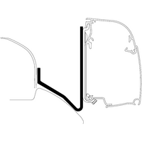 Thule Markisenadapterset 3 teilig f&uuml;r Mercedes Sprinter mit Elan Aufstelldach und Thule Omnistor 5200 Wandmarkise 3,15 Meter