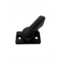 STS Verrou de jonction de porte noir 11 mm